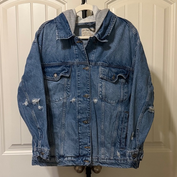 Free People | Flawless Hooded Denim Jacket - Picture 2 of 3